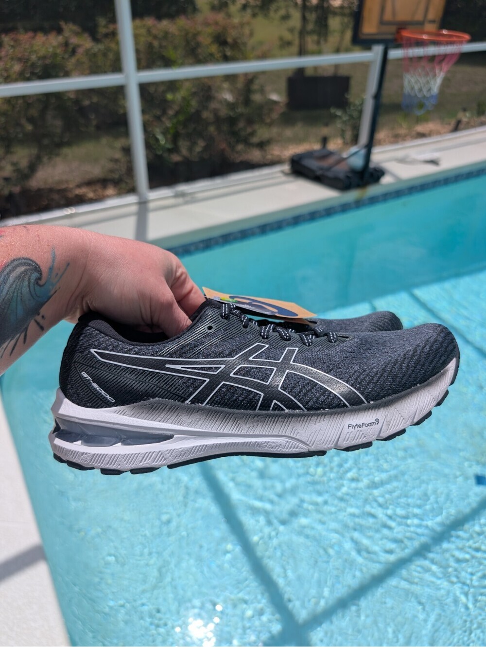 ASICS GT-2000 10 Women's Running Shoes Size 10 Black White 1012B045-002 NIB - Picture 3 of 14